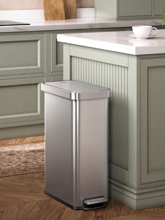 EKO Hudson Slim Kitchen Trash Can