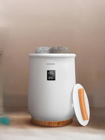 SereneLife Digital Display Bucket Towel Warmers