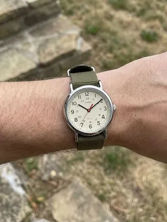 Timex Weekender Slip-Thru Watch