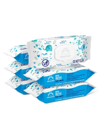 Mama Bear Water Baby Wipes