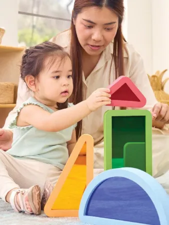 Kaplan Early Learning Mirror Foam Blocks
