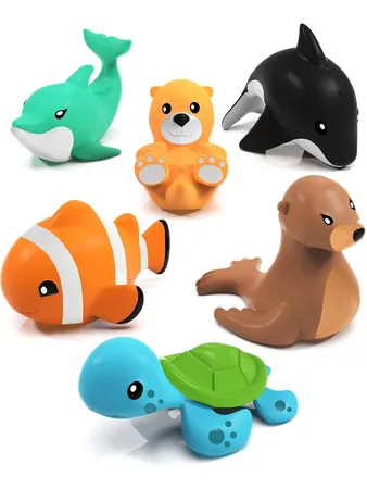 Tub Works Mold-Free Baby Bath Toys 