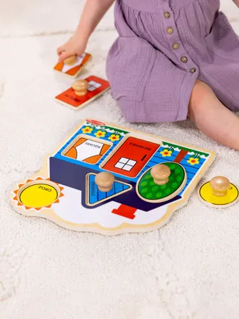 Melissa & Doug First Shapes Jumbo Knob Puzzle
