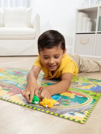 Dinosaur Adventure Tracks Floor Puzzle