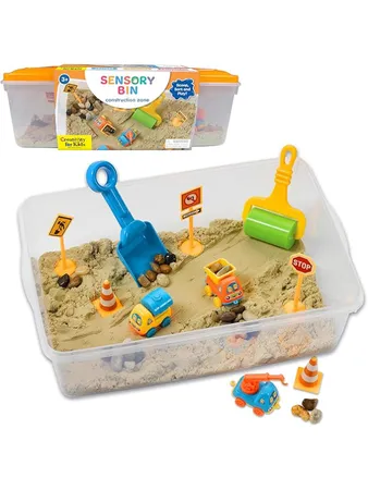 Creativity for Kids Sensory Bin: Construction Zone