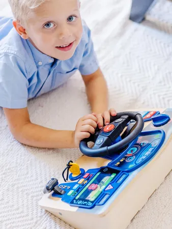 Melissa & Doug Vroom & Zoom Interactive Wooden Dashboard