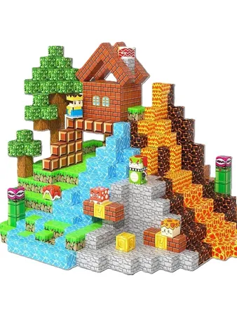 Magnetic Building Blocks Sensory Toys