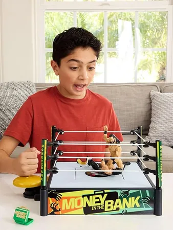 Mattel WWE Money in The Bank Cash-in Ring Playset