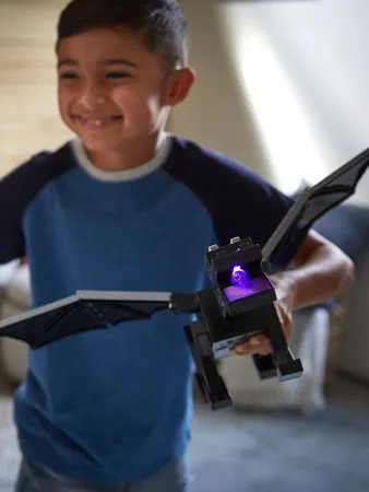 Mattel Minecraft Dragon's Breath Ender Dragon Action Figure