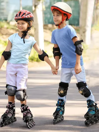 Adjustable Inline Skates with Light-Up Wheels 