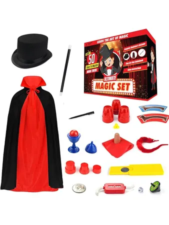 Kids Magician Costume Magic Set