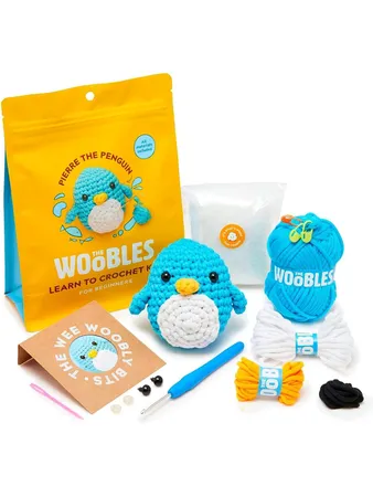 The Woobles Beginner Crochet Kit (Penguin)