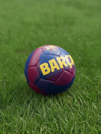 Officially Licensed FC Barcelona Soccer Ball