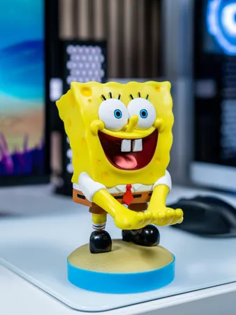Cableguys Spongebob Squarepants Controller Holder & Phone Stand