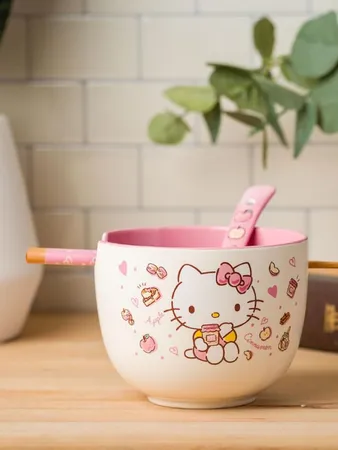 Silver Buffalo Cinnamon Roll Mug with Chopsticks