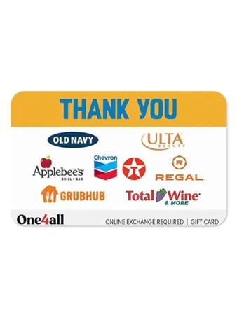 One4all Happy THANK YOU eGift Card