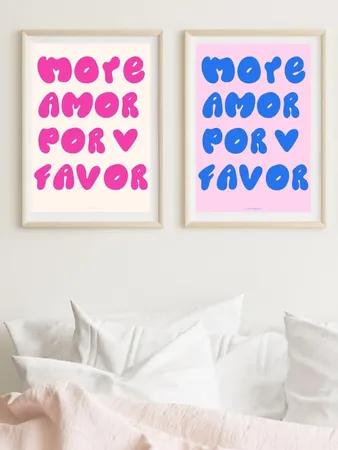 LARKINROAD Aesthetic Spanish Wall Art Posters