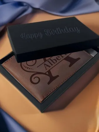 Personalized Leather Wallet