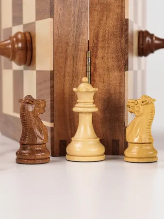 Wooden Magnetic Chess Set