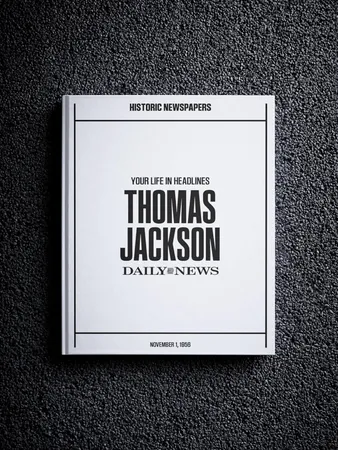 Signature Gifts Personalized Newspaper Book
